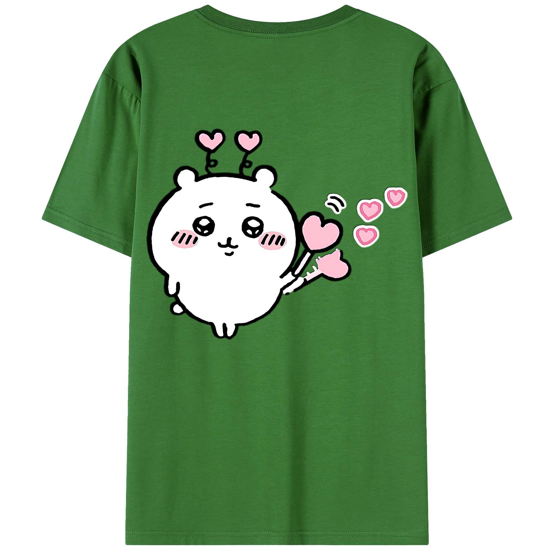 （画像用） ちいかわ ちいかわ Chii-kawa chiikawa レディース半袖Tシャツ(バックプリント)
